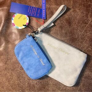 Violet Kay Cream Wristlet